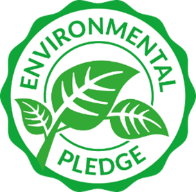 Environmental pledge logo